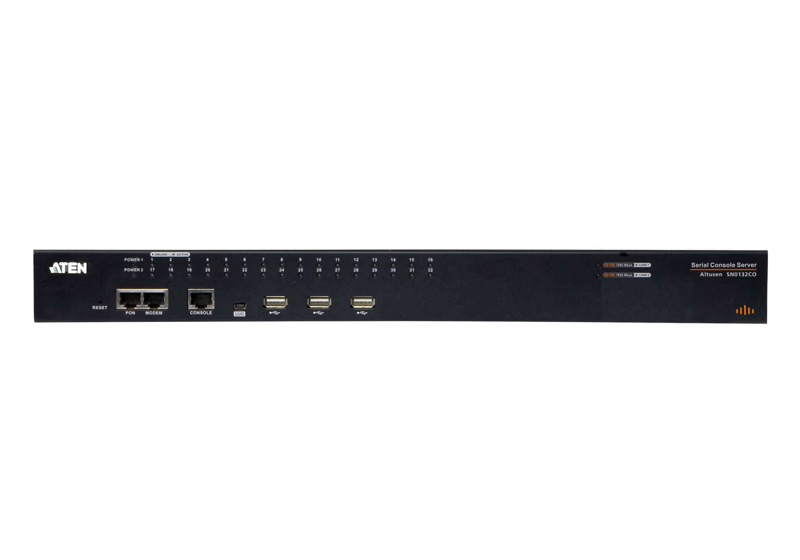 Console Router 32 SN0132CO -32-Port Serial Console Server with Dual Power/LAN – ATEN VIETNAM